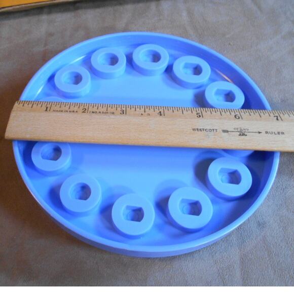 Vintage No 40 Teach-A-Time Clock w/Original Box Child Guidance Toys Complete - Picture 5 of 10